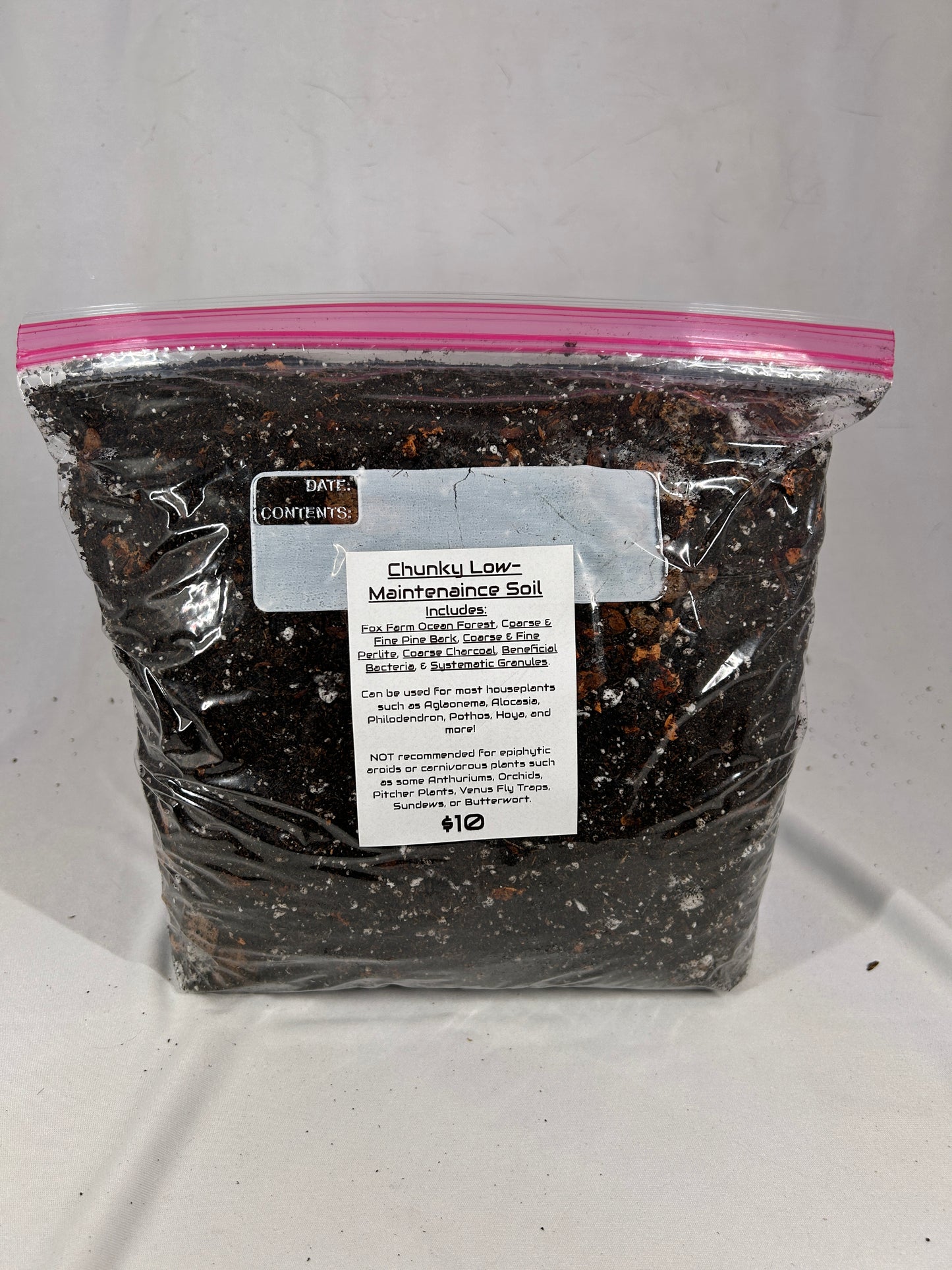Chunky Soil Mix (Low-Maintenance)